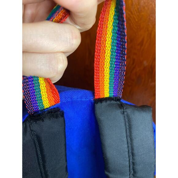 VINTAGE Rainbow Nostalgic  Keebler Elf Blue 90s Backpack main image 5